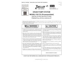Installation Instructions - Zoeller 1LS at 9M Drain Lifting Station