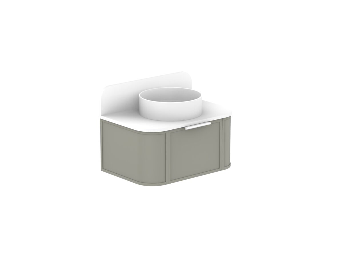 ADP Flo by Alisa & Lysandra All Drawer Vanity Unit Centre Bowl 750 Friday Quartz Top 1 Drawer (No Basin)