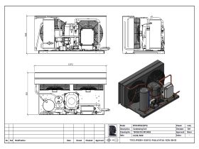 Tecumseh EVO Condensing Unit 4.5hp R404 MHBP EPCH4553Z-3 Phase