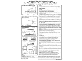 Installation Instructions - Stylus Prima Link S Trap Toilet Suite White (4 Star)