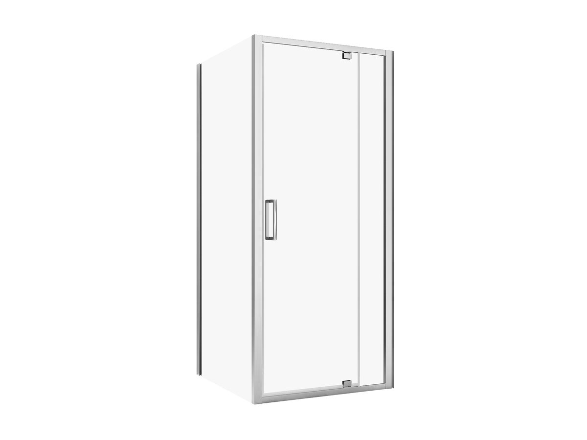 Posh Bristol Shower System with Rear Outlet 900mm x 900mm White