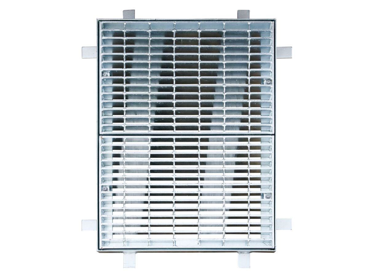 Steel Grate & Frame Galvanized 600mm x 900mm Class D