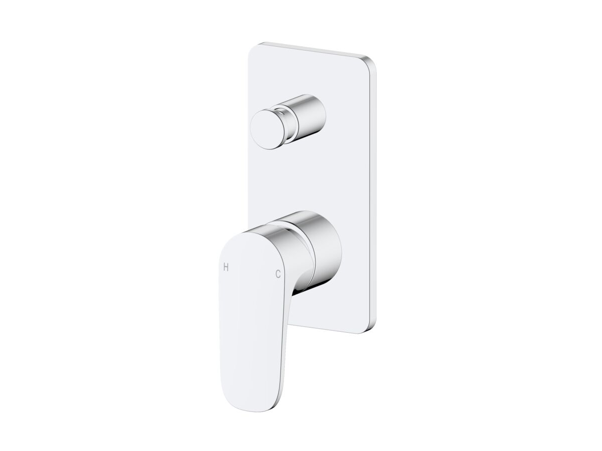 Mizu Silk Shower Mixer Tap with Diverter Chrome Lead Free