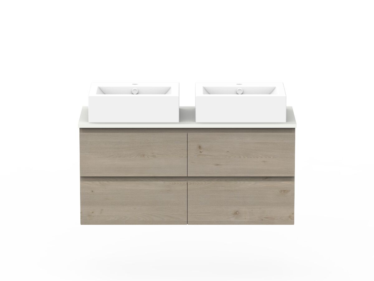 Posh Domaine All Drawer Wall Hung Vanity Unit