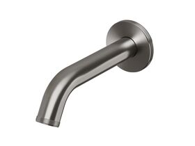 Hero - Milli Etch Wall Basin / Bath Outlet 160mm Brushed Gunmetal (6 Star)