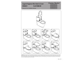 Installation Instructions - American Standard Cygnet Hygiene Rim Soft Close Quick Release Seat White MK1