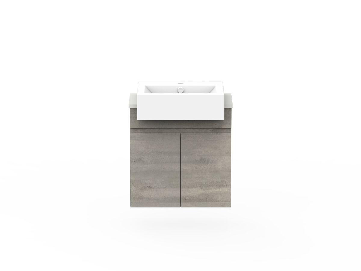 Posh Domaine Semi Recessed Vanity Unit