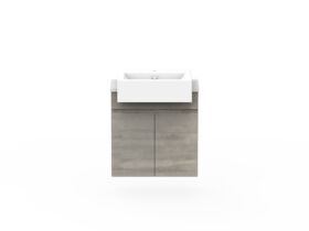 Posh Domaine Semi Recessed Vanity Unit