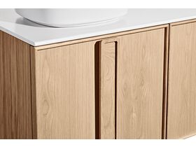 ISSY Adorn Above Counter or Semi Inset Wall Hung Vanity Unit with Three Drawers & Internal Shelves with Grande Handle 91