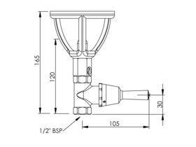 Enware Type 45 Upright Drink Fountain Lever Action