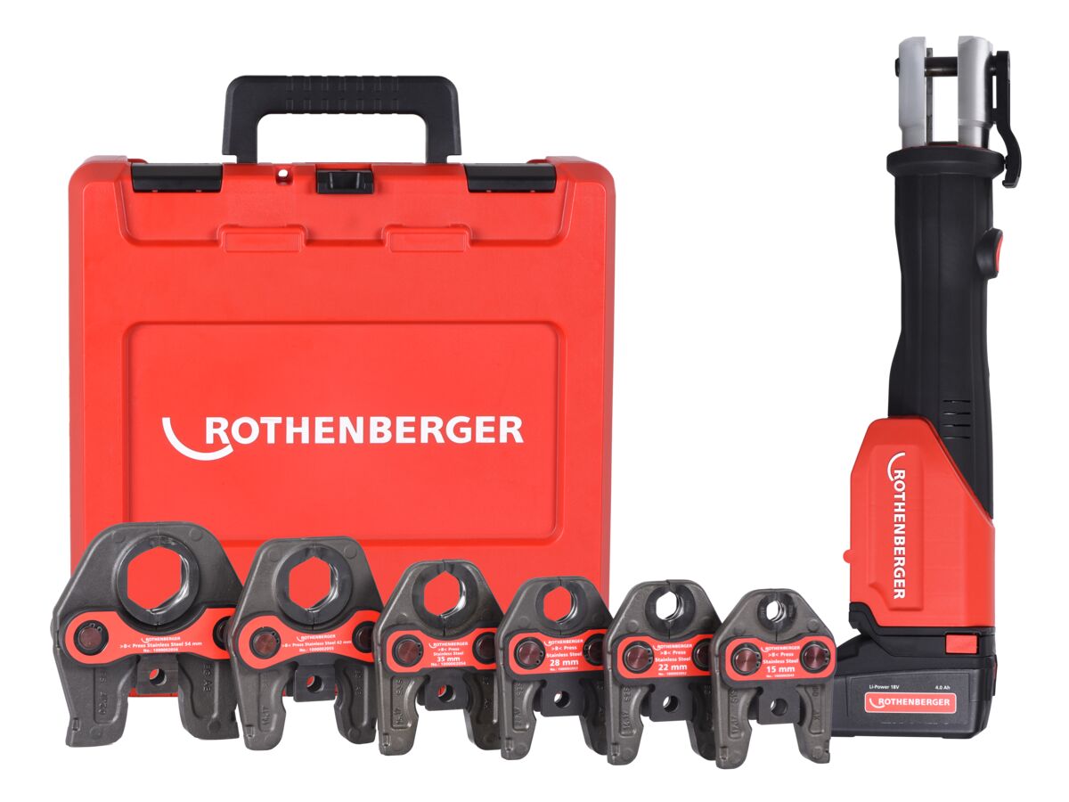 Rothenberger 4000 B-Press Stainless Steel Tool Kit 15-54