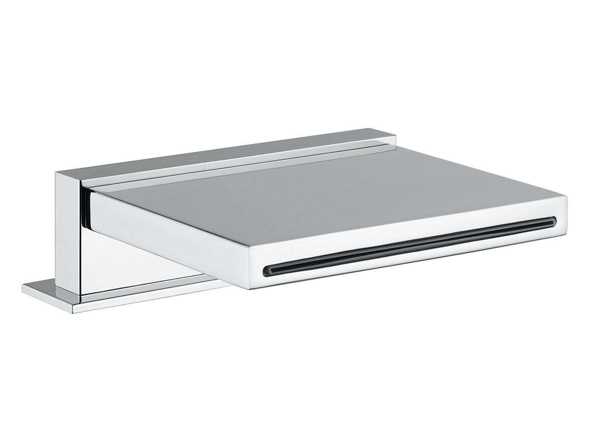 Teknobili Solido Bench Mounted Waterfall Bath Outlet Chrome from Reece