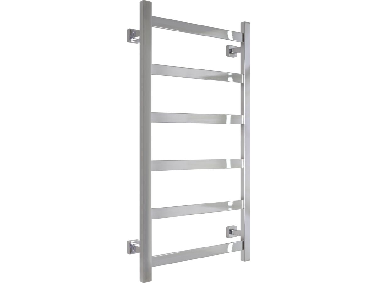 Mizu Bloc MK2 550 x 1050mm Heated Towel Rail Low Voltage 24V Polished Stainless Steel