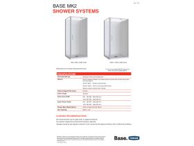 Technical Guide - Base MK2 Shower System with Outlet White & Chrome