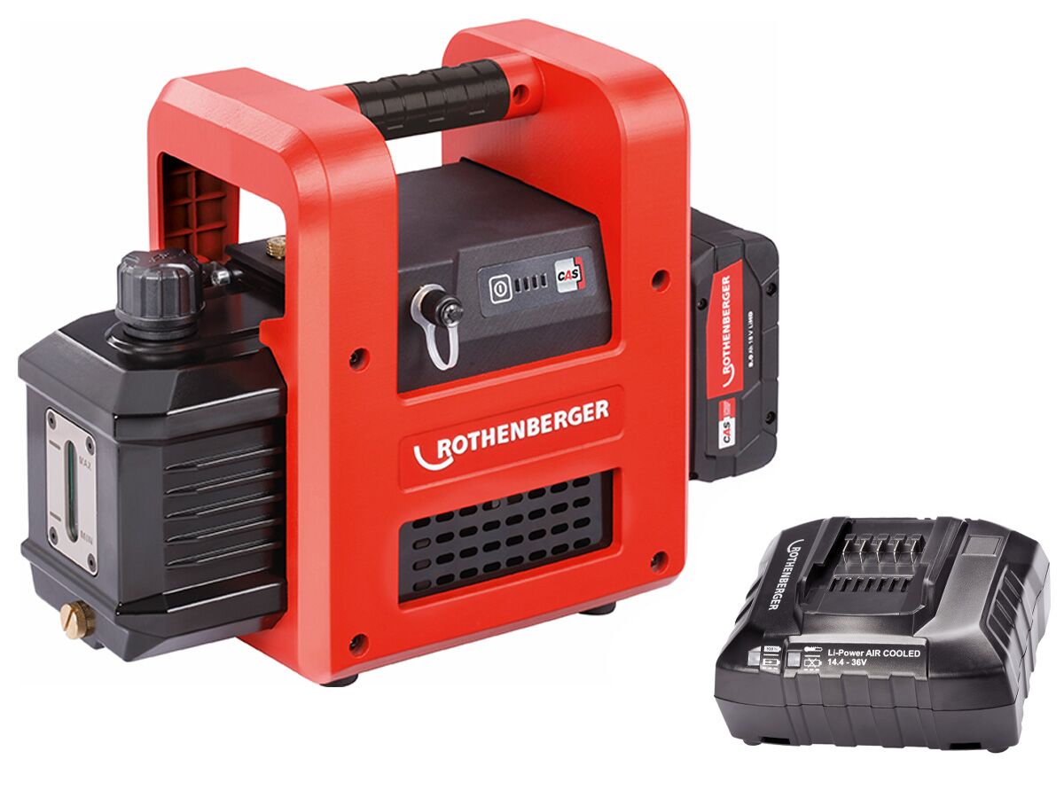 Rothenberger Roairvac R32 5.0 Cl Kit includes 18V Battery & Charger