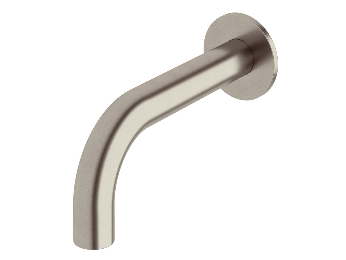 Milli Pure Wall Bath Outlet 160mm PVD Brushed Nickel