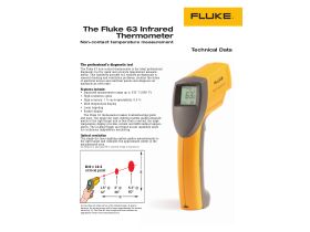 63 Infrared Thermometer Datasheet by Fluke Electronics