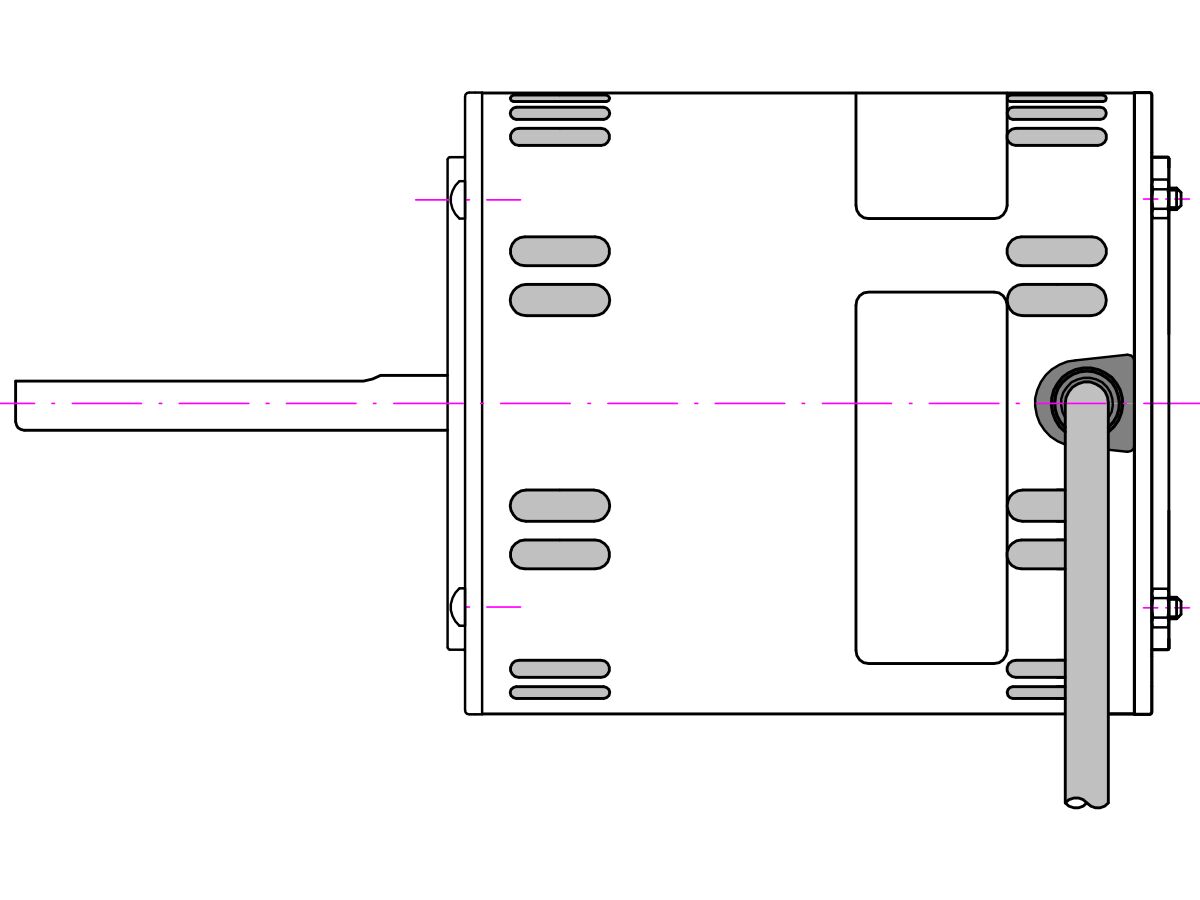 Fasco Fan Motor 240V 950W 80855BRVA-A16S