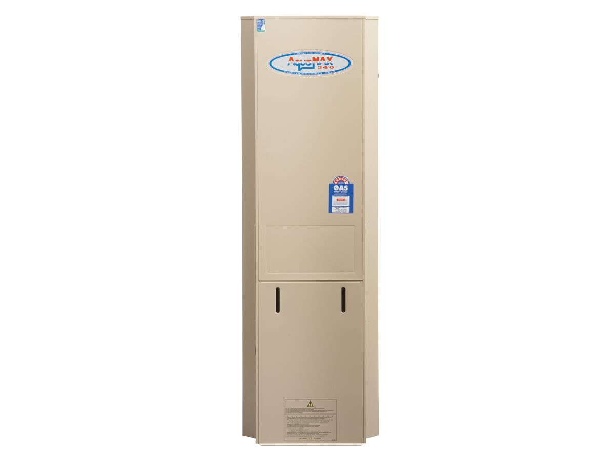 Aquamax 340 5 Star 155L Natural Gas Stainless Steel Hot Water System