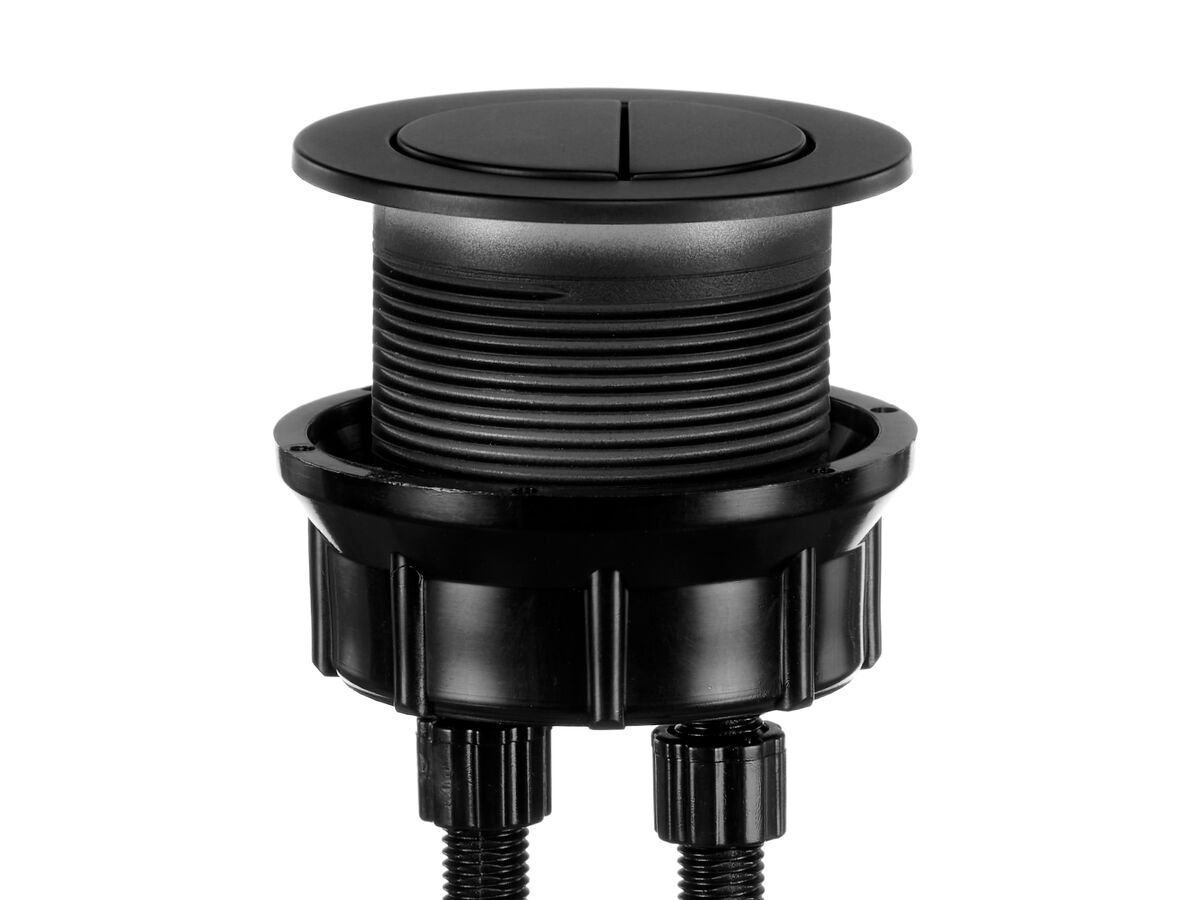 Kado Lux Flush Button Matte Black from Reece