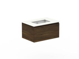 Posh Domaine All Drawer Wall Hung Vanity Unit