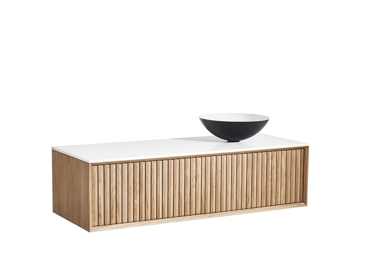 ISSY Halo II 11011300mm x 400500mm x 320mm Custom Vanity Unit with 2