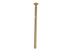 Milli Pure Vertical Shower Arm 500mm Living Tumbled Brass