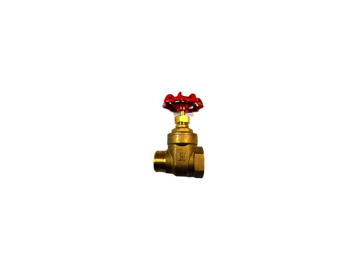 Brass Gate Valve (Male x Female) 15mm from Reece