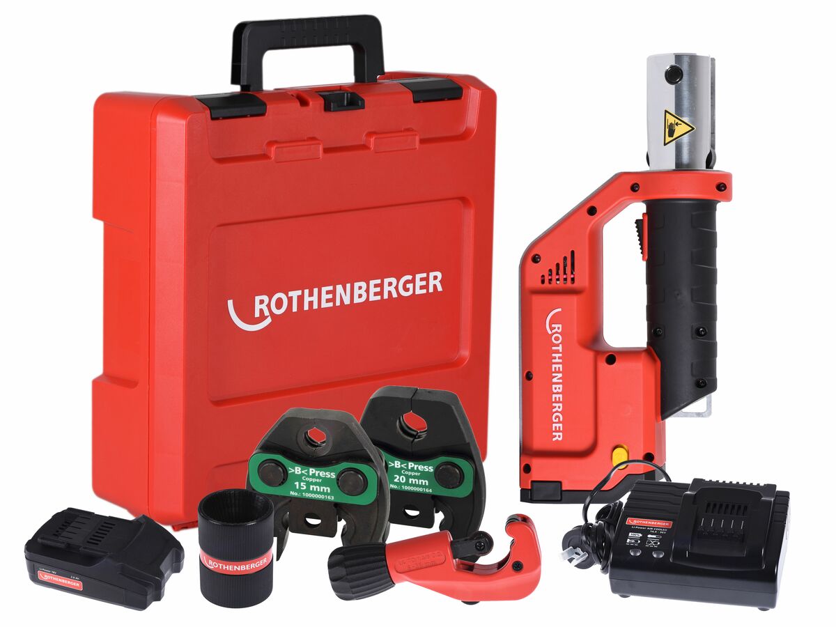 Rothenberger Compact TT B-Press Tool Kit 15mm -20mm