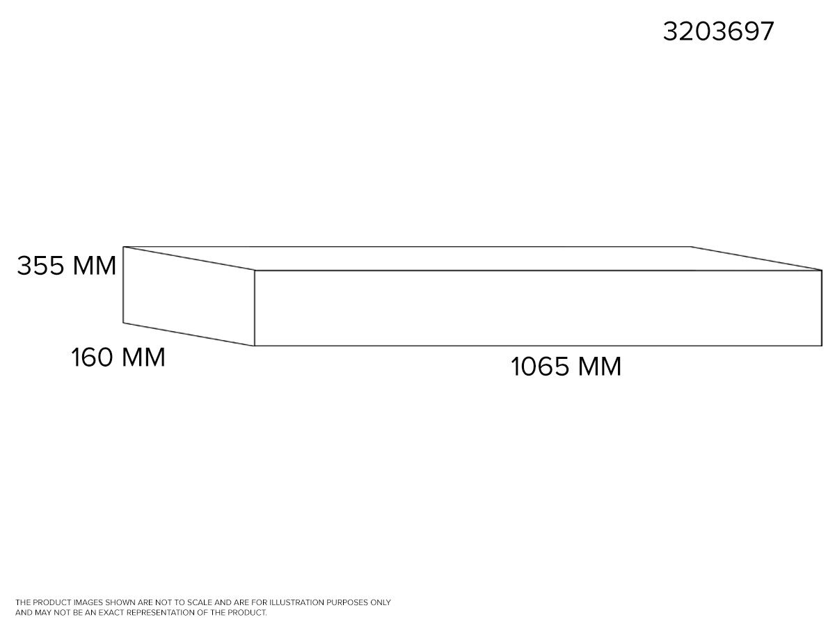 PU Return Air Plenum 1065mm x 355mm (160 Deep) from Reece