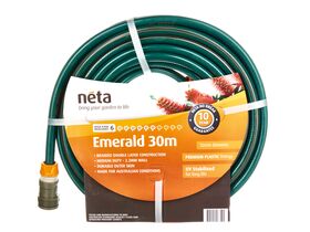 Neta Emerald Garden Hose Plastic Fittings 12mm x 30Mtr