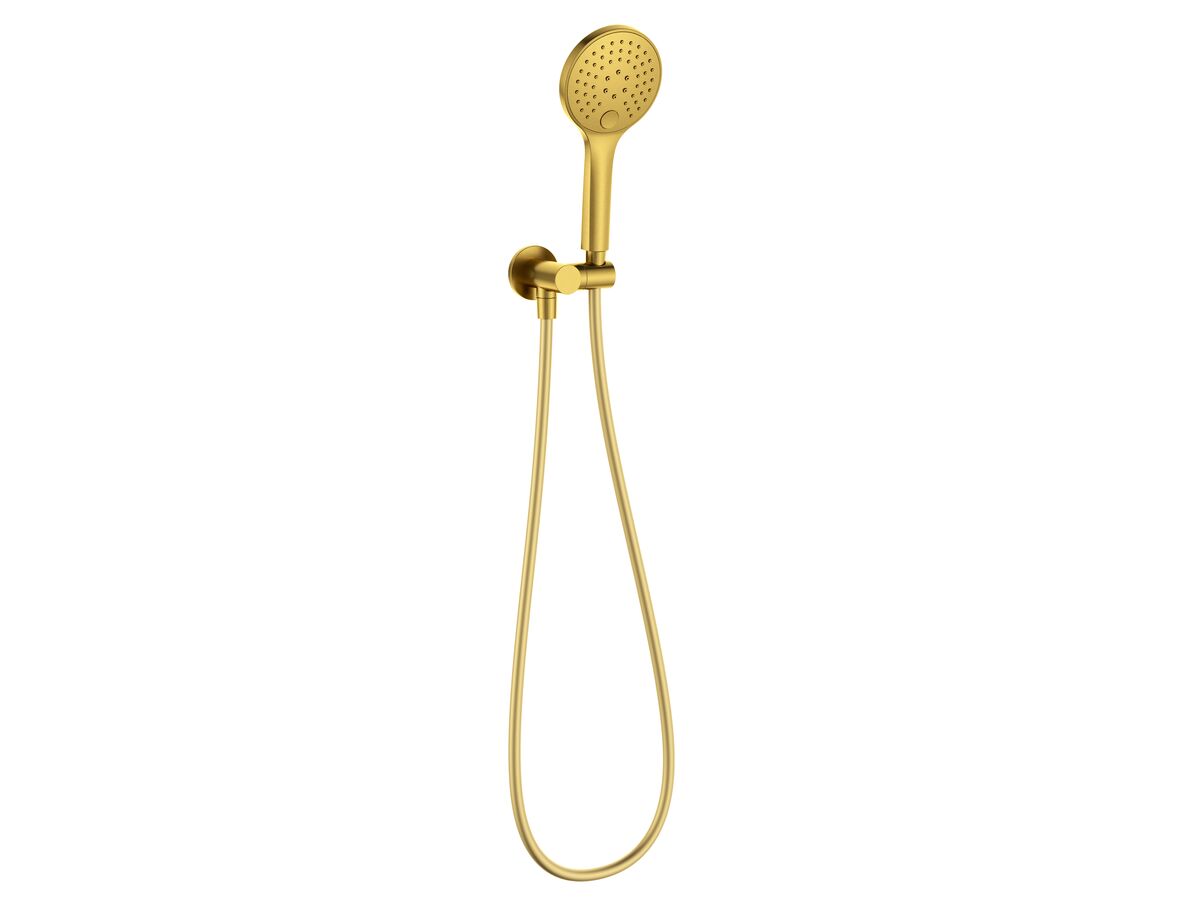 Mizu Drift Hand Shower on Bracket Brushed Gold (3 Star)