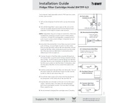 Installation Guide - BWT Triple Action Fridge & Ice Filter