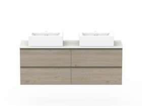 Posh Domaine All Drawer Wall Hung Vanity Unit
