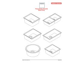 Installation Instructions - Memo Freya Granite Sinks No Taphole Bowl Only