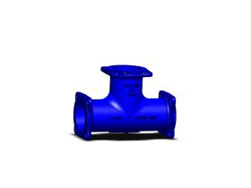 Dimax Tee Flange-Flange-Flange PN16 B5 100mm x 100mm