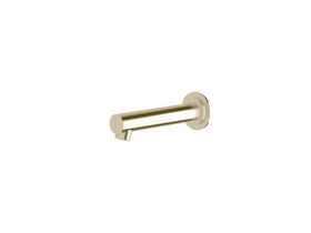 Scala Straight Wall Basin Outlet 160mm LUX PVD Brushed Platinum Gold (5 Star)