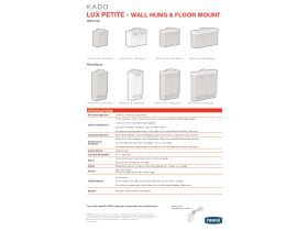 Technical Guide - Kado Lux Petite Vanity