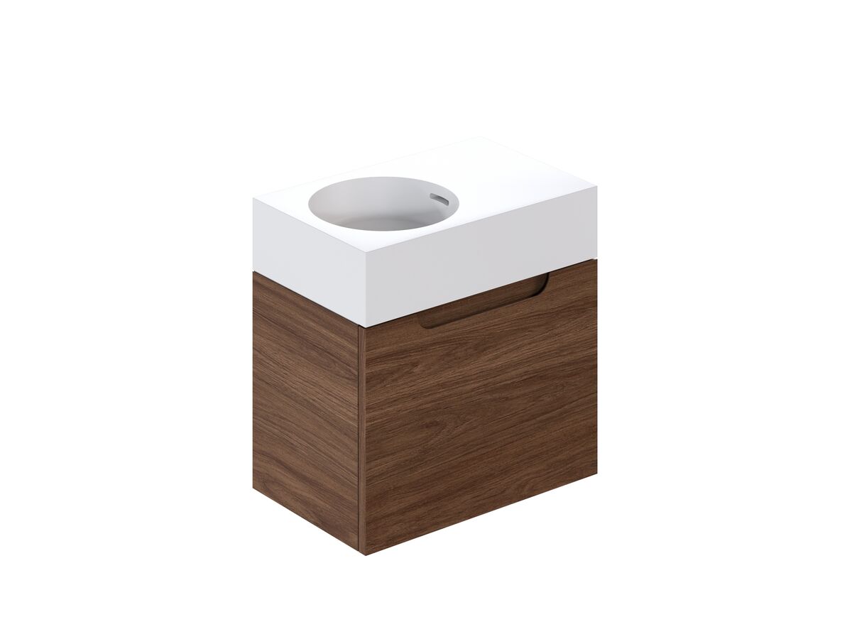 Supporting Image - Omvivo Neo Two Mini Wall Hung Vanity 470