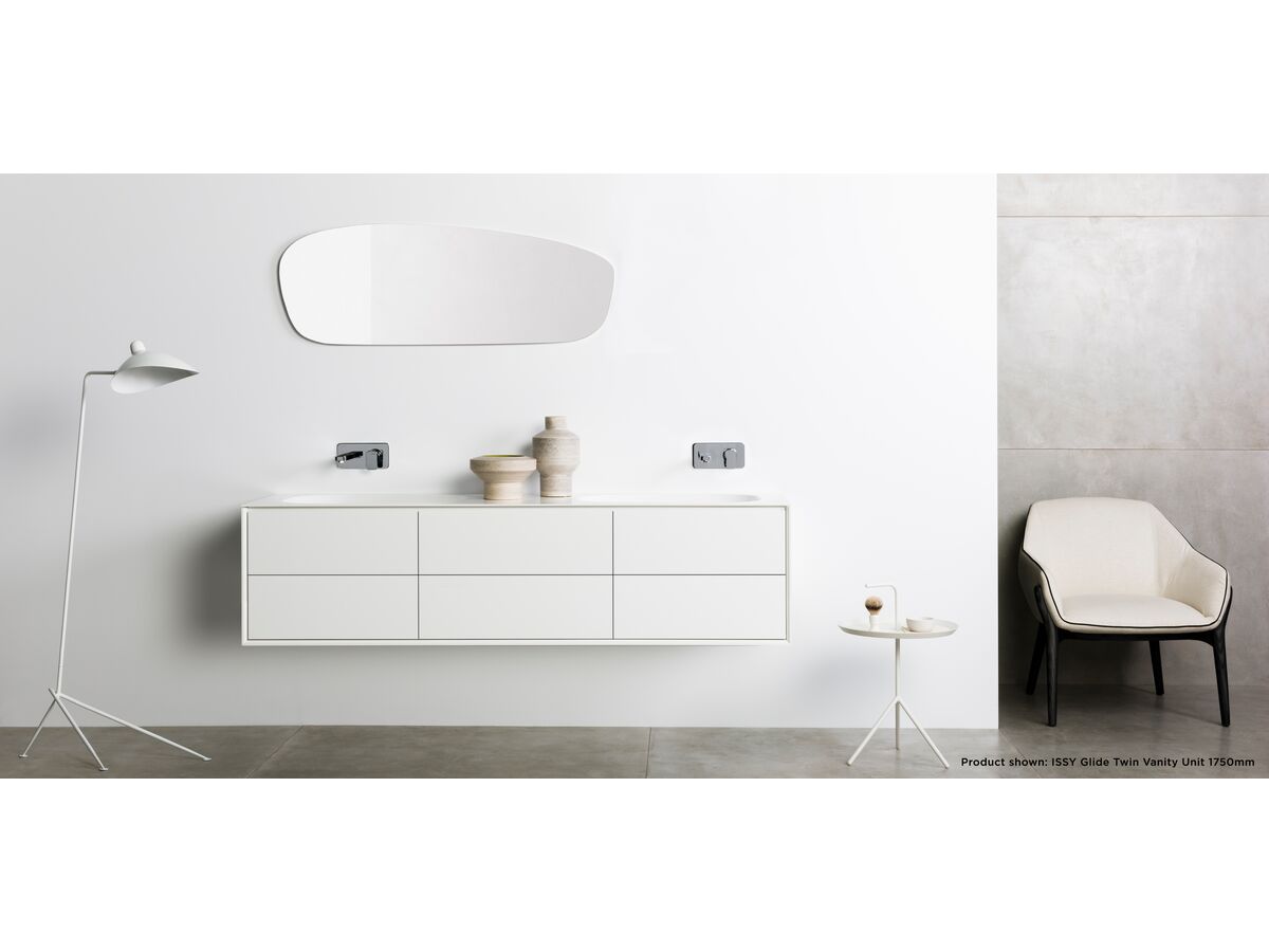 ISSY Glide Twin 1751mm 2000mm Custom Wall Hung Vanity Unit Double