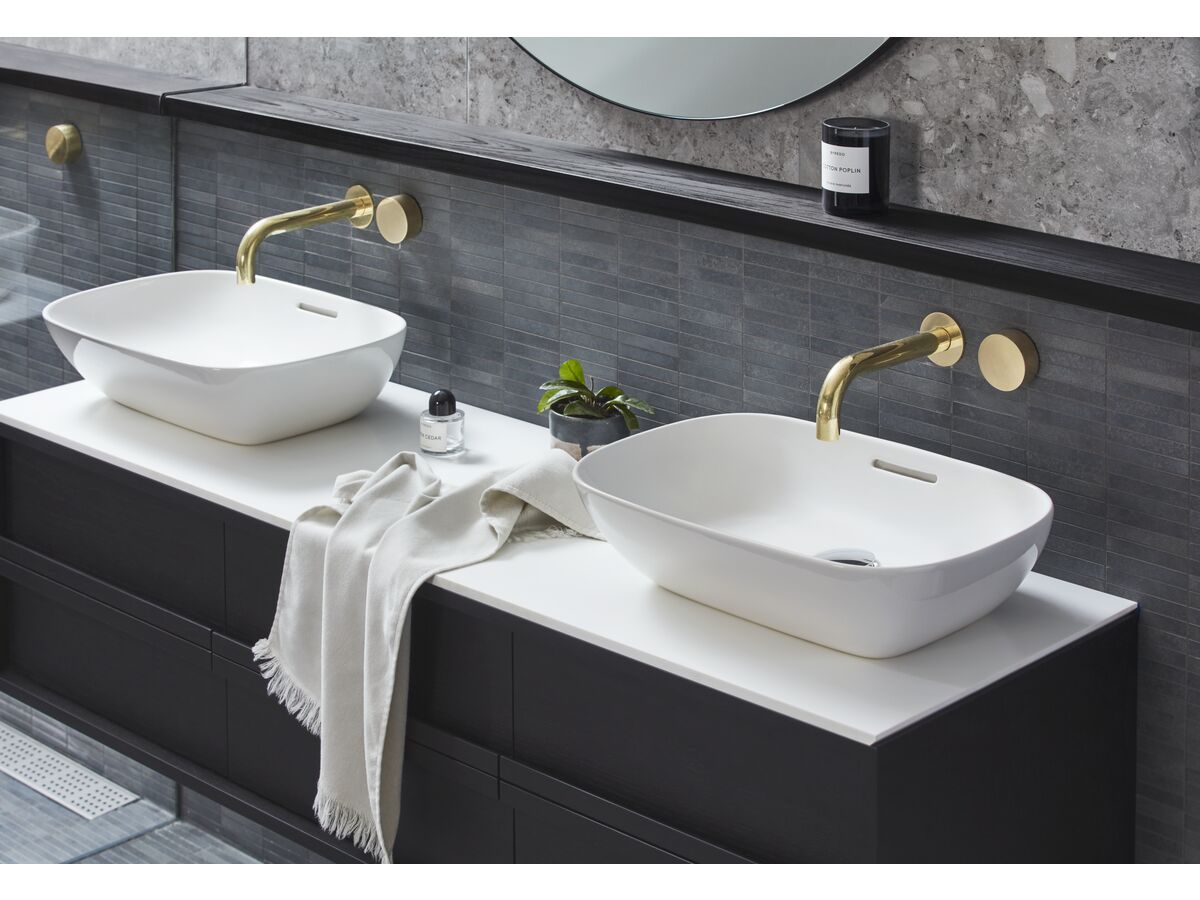 Milli Pure Progressive Wall Basin Mixer Tap System 200mm Chrome (3 Star