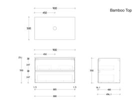 Posh Domaine All Drawer Vanity Unit