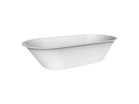 Posh Solus Oval Inset Bath White 1675mm x 780mm White