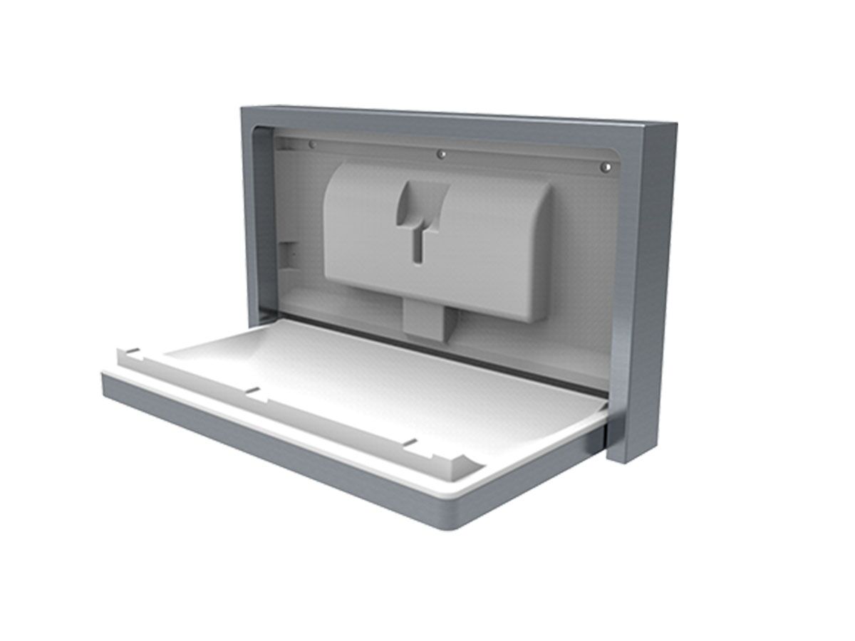 Britex Baby Change Station Stainless Steel