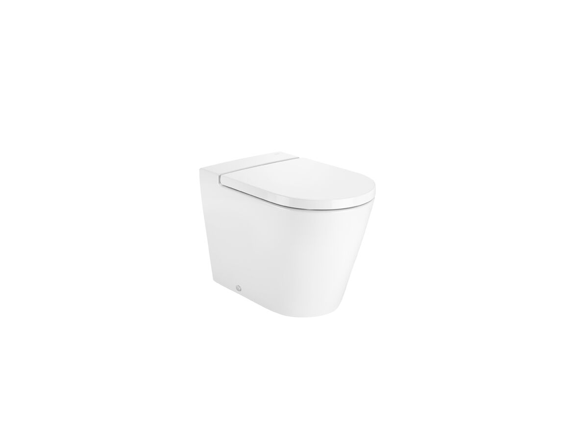 Roca Inspira Rimless Back To Wall Pan Soft Close Quick Release Seat White (4 Star)