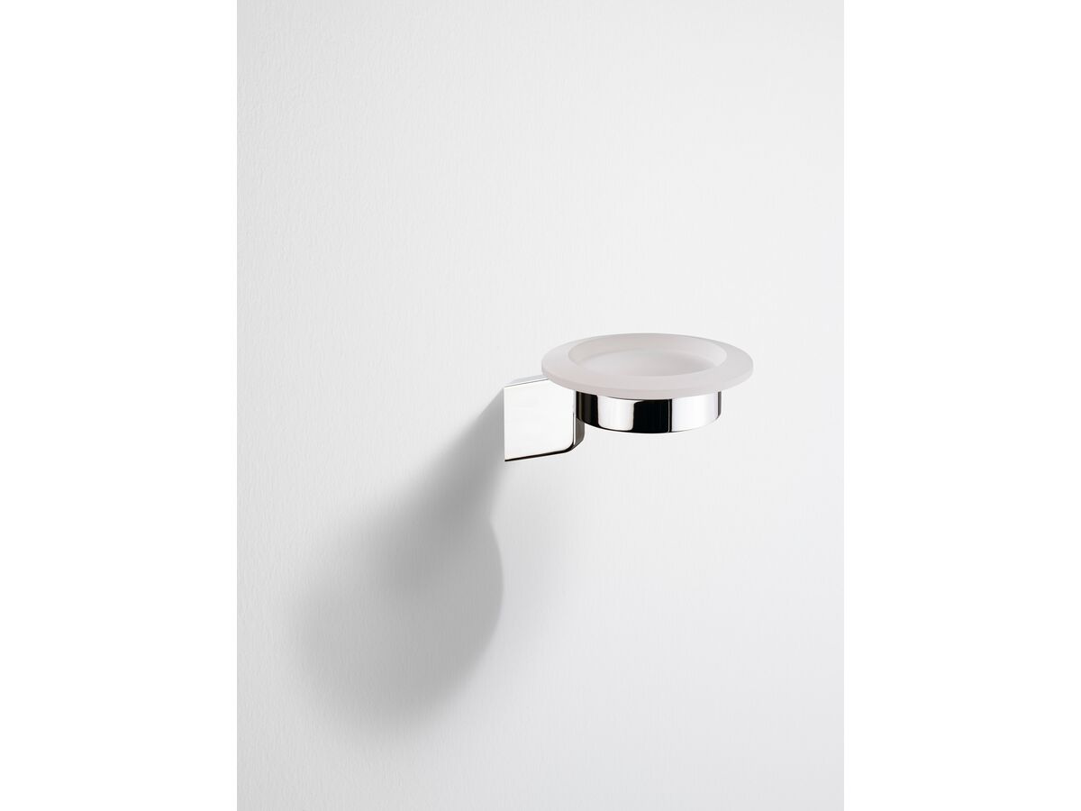 Sonia S3 Soap Dish Chrome/ Glass