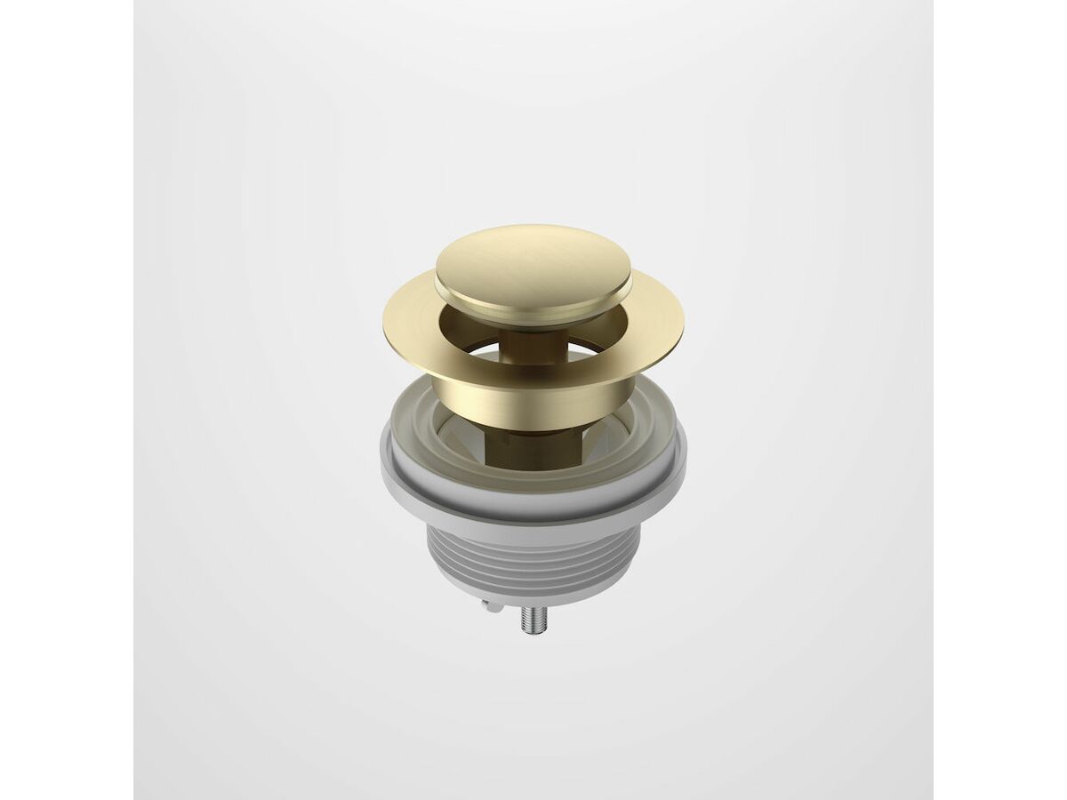 Caroma Bath Pop Up Plug and Waste Brushed Brass