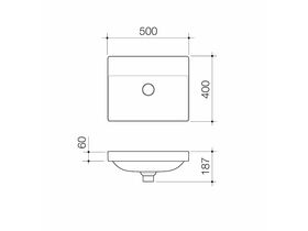 Caroma Urbane II Inset Basin