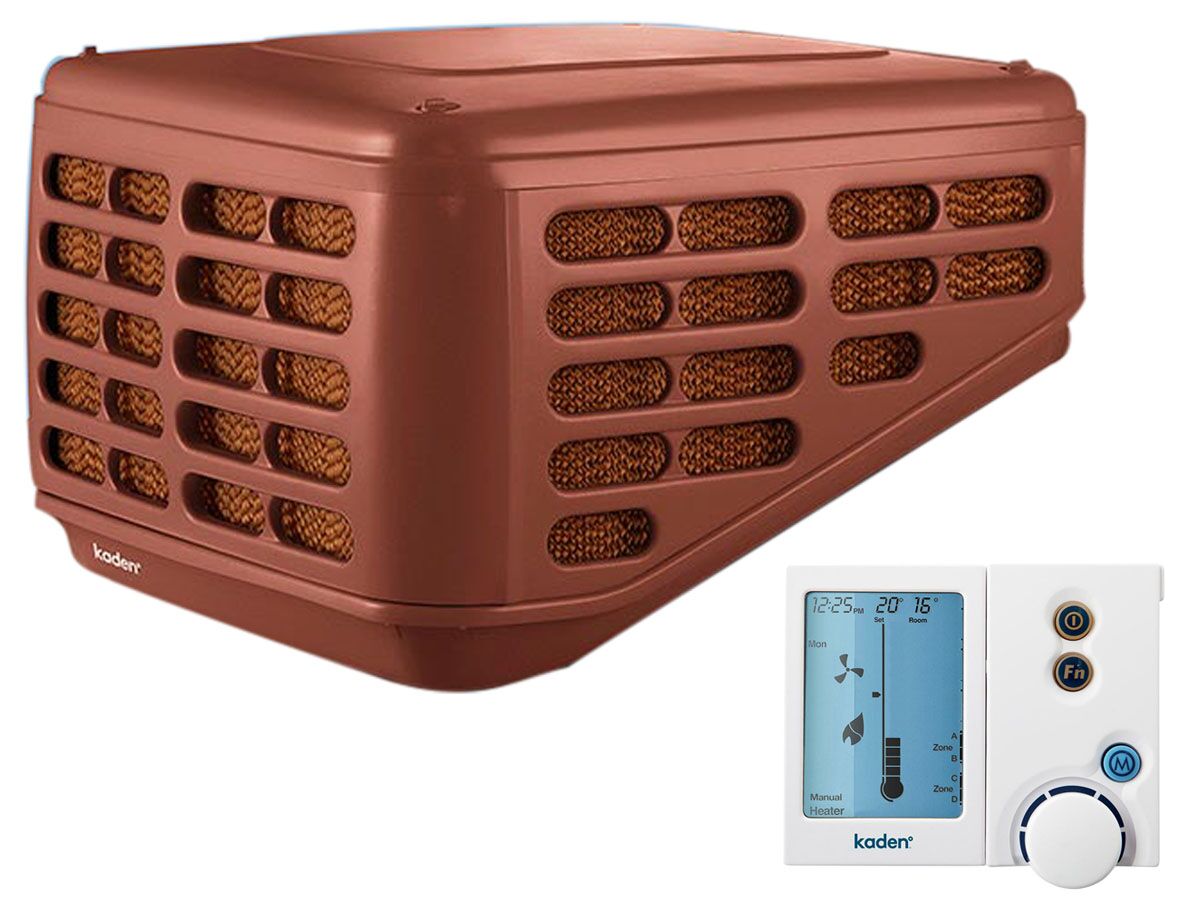 Kaden Evaporative Cooler Low Profile KL28 Terracotta Red from Reece