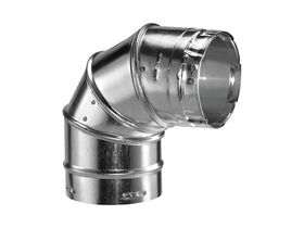 Abey Duravent 90 Degree Adjustable Elbow Round